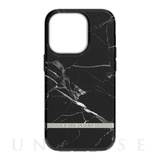 【iPhone14 Pro ケース】Black Marble