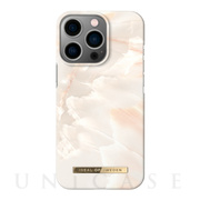 【iPhone14 Pro ケース】Fashion Case (Rose Pearl Marble)