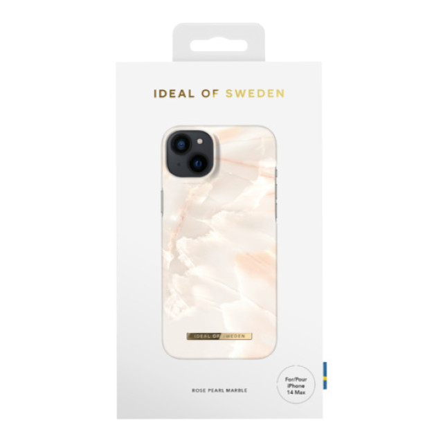 【iPhone14 Plus ケース】Fashion Case (Rose Pearl Marble)