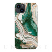 【iPhone14 Plus ケース】Fashion Case (Golden Jade Marble)