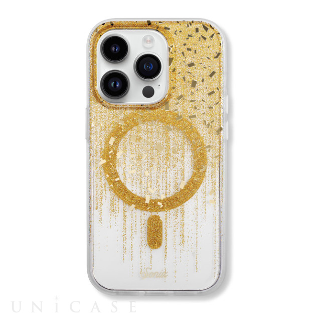 【iPhone14 Pro ケース】MagSafe対応 DRIPPIN IN GOLD