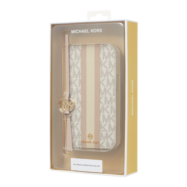 【iPhone14 ケース】Folio Case Stripe with Tassel Charm for MagSafe (Vanilla)goods_nameサブ画像