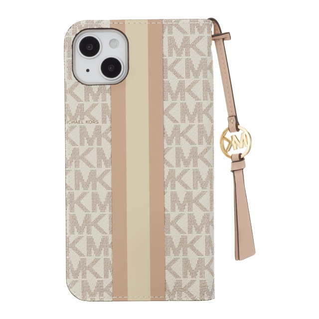 【iPhone14 Plus ケース】Folio Case Stripe with Tassel Charm for MagSafe (Vanilla)goods_nameサブ画像