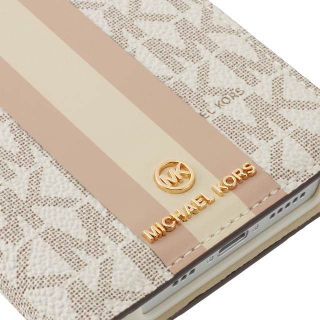【iPhone14 Plus ケース】Folio Case Stripe with Tassel Charm for MagSafe (Vanilla)goods_nameサブ画像