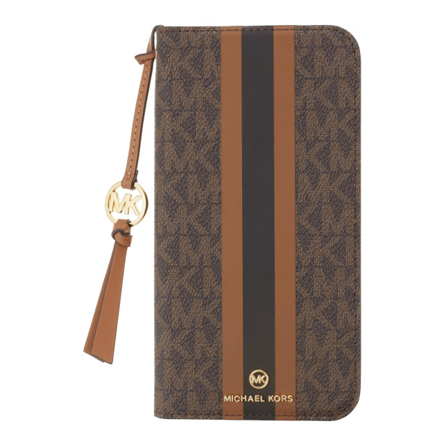 【iPhone14 Pro Max ケース】Folio Case Stripe with Tassel Charm for MagSafe (Brown)goods_nameサブ画像