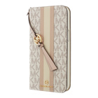 【iPhone14 Pro Max ケース】Folio Case Stripe with Tassel Charm for MagSafe (Vanilla)