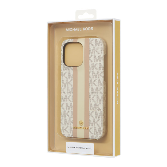 【iPhone14 Pro Max ケース】Slim Wrap Case Stripe for MagSafe (Vanilla)サブ画像
