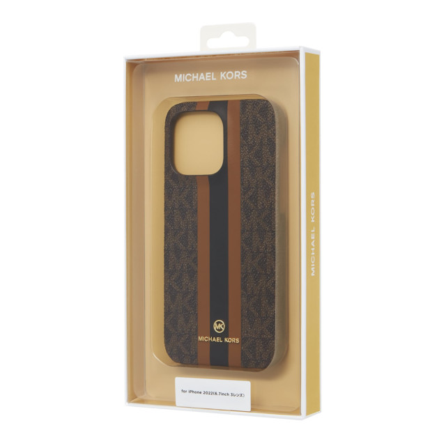 【iPhone14 Pro Max ケース】Slim Wrap Case Stripe for MagSafe (Brown)goods_nameサブ画像