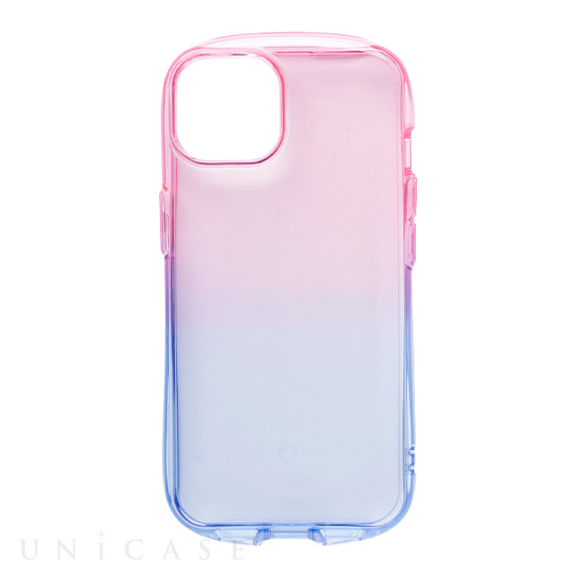 【iPhone14 ケース】iFace Look in Clear Lollyケース (ピーチ/サファイア)