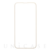【iPhone14/13/13 Pro フィルム】iFace Round Edge Tempered Glass Screen Protector ラウンドエッジ強化ガラス 液晶保護シート (光沢・ベージュ)