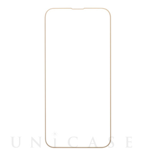 【iPhone14/13/13 Pro フィルム】iFace Round Edge Tempered Glass Screen Protector ラウンドエッジ強化ガラス 液晶保護シート (光沢・ベージュ)