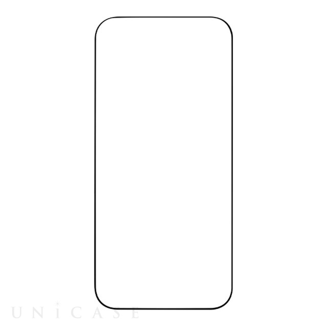【iPhone14 Pro フィルム】iFace Round Edge Tempered Glass Screen Protector ラウンドエッジ強化ガラス 液晶保護シート (ブラック)