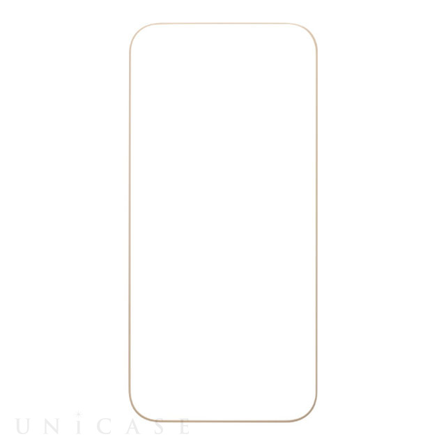 【iPhone14 Pro フィルム】iFace Round Edge Tempered Glass Screen Protector ラウンドエッジ強化ガラス 液晶保護シート (ベージュ)
