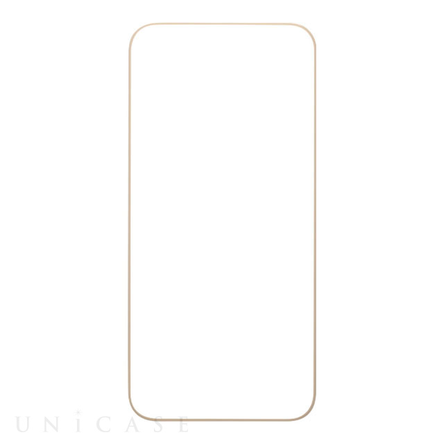 【iPhone14 Pro Max フィルム】iFace Round Edge Tempered Glass Screen Protector ラウンドエッジ強化ガラス 液晶保護シート (光沢・ベージュ)