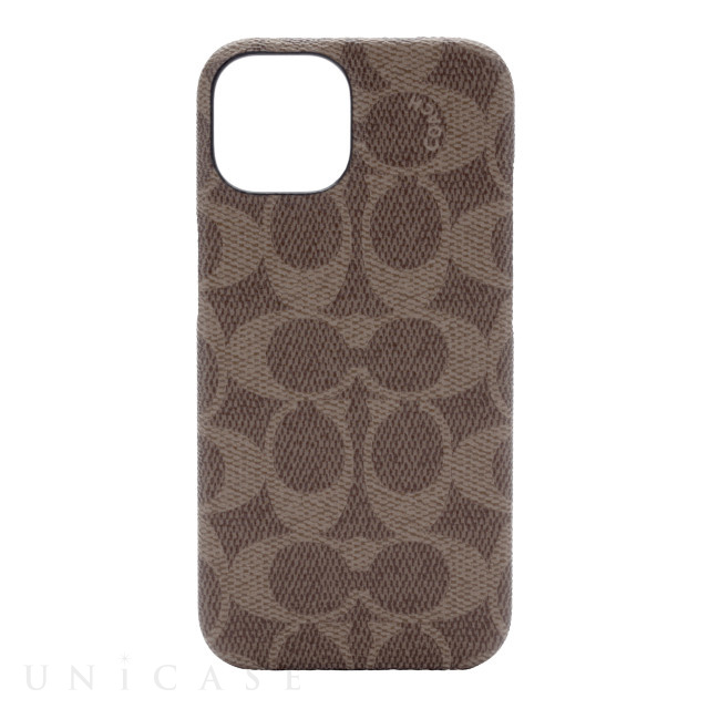 【iPhone14 ケース】Slim Wrap Case (Signature C Tan)