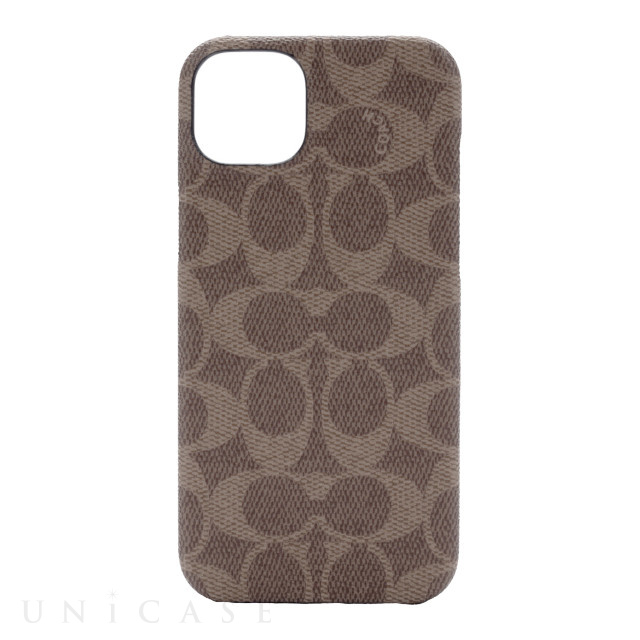 【iPhone14 Plus ケース】Slim Wrap Case (Signature C Tan)