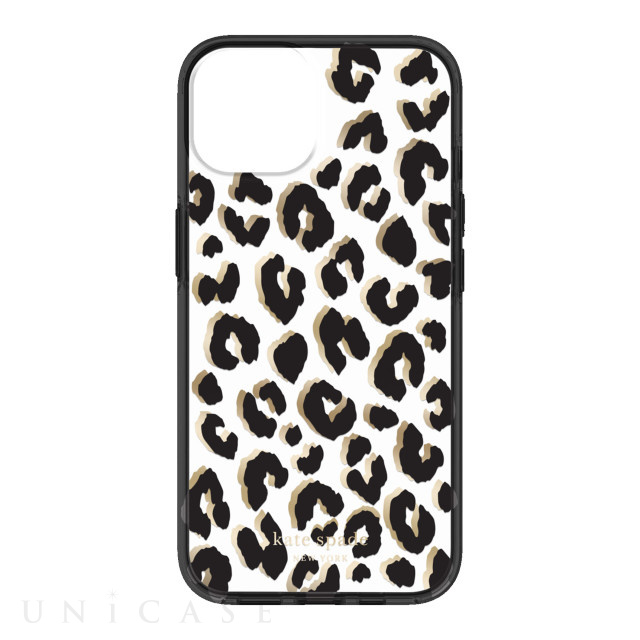 【iPhone14 ケース】Protective Hardshell Case (City Leopard Black/Gold Foil/Clear)