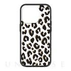 【iPhone14 Pro ケース】Protective Hardshell Case (City Leopard Black/Gold Foil/Clear)