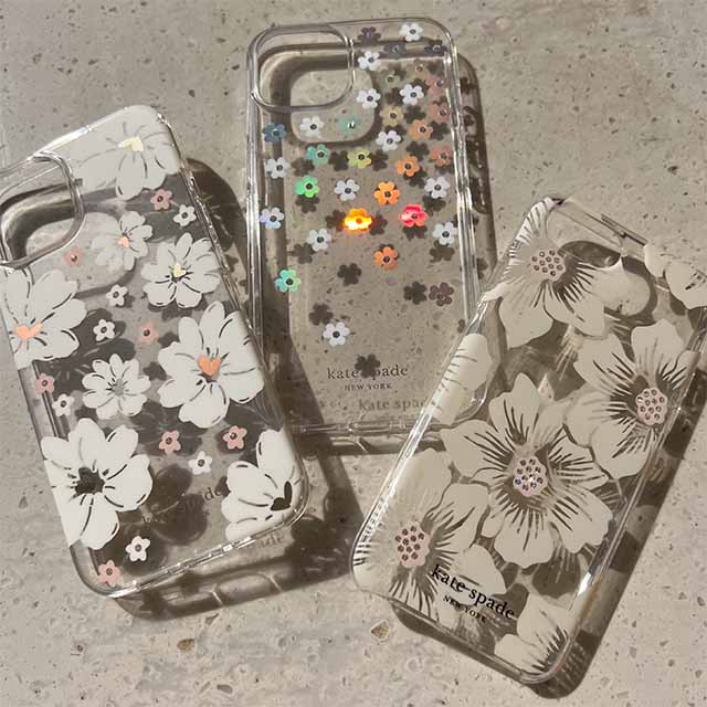 【iPhone14 Plus ケース】Protective Hardshell Case (Classic Peony/Cream/Rose Gold Foil/Gold Foil/Gems)goods_nameサブ画像