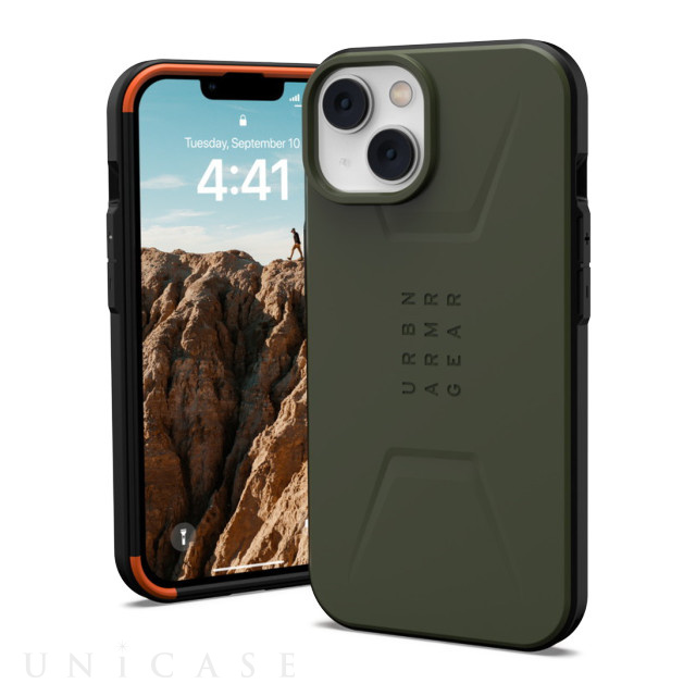 【iPhone14/13 ケース】UAG MagSafe対応 CIVILIAN (オリーブ)