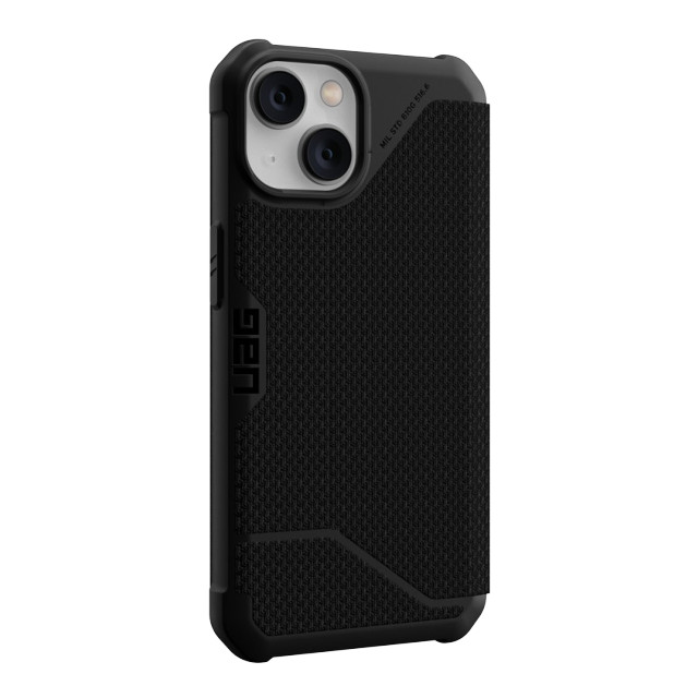 【iPhone14/13 ケース】UAG METROPOLIS 手帳型 (ケブラーブラック)goods_nameサブ画像