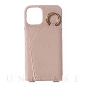 【iPhone14 Plus ケース】2way shoulder case (ピンク)