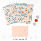 LETTER SET (fruit sandwich)