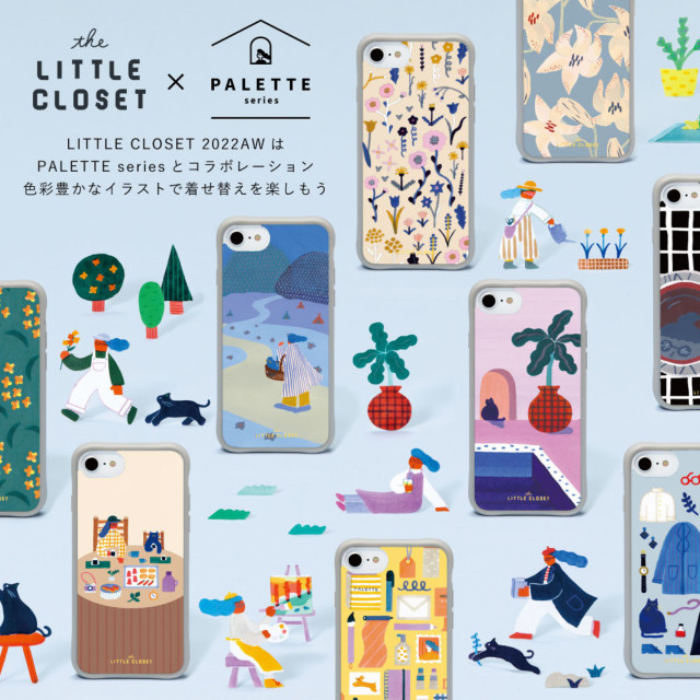 LITTLE CLOSET iPhoneSE(第3/2世代)/8/7/6s/6 着せ替えフィルム (blue fashion)goods_nameサブ画像