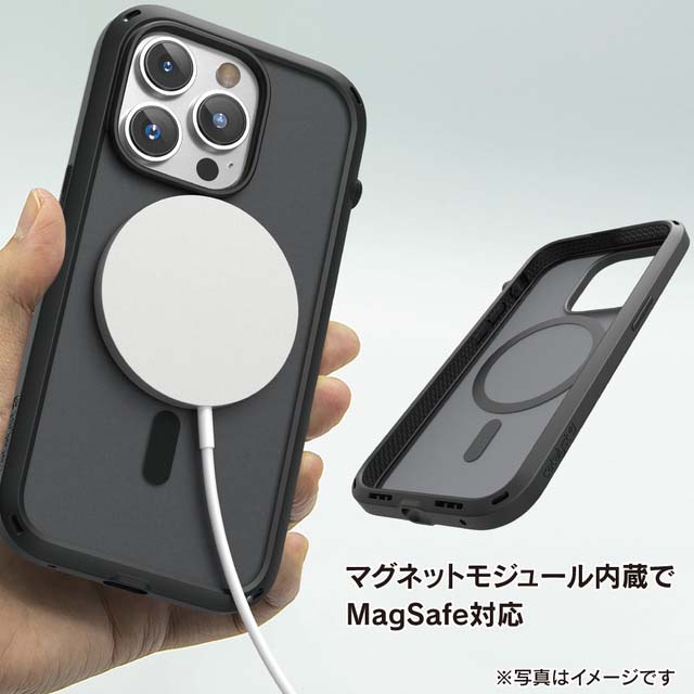 【iPhone14 ケース】Magsafe対応 衝撃吸収ケース Influenceシリーズ (クリア)サブ画像