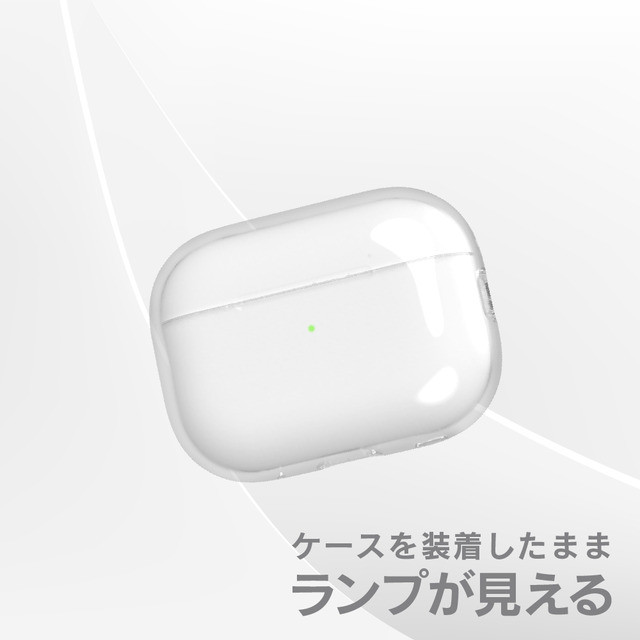 【AirPods Pro(第2世代) ケース】衝撃吸収 クリアTPUケースサブ画像