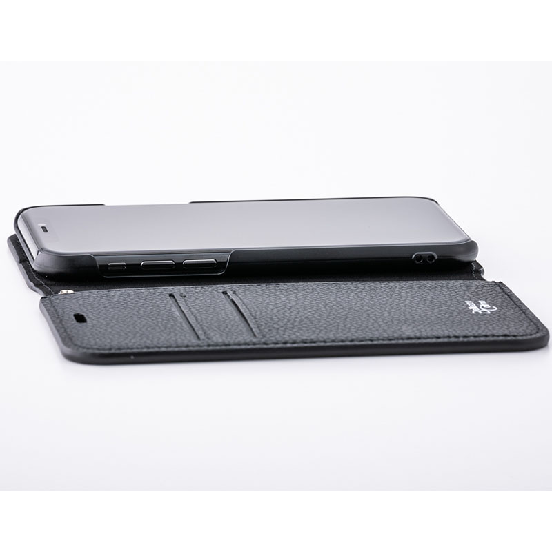 【iPhone11 Pro ケース】スタンド型手帳ケース (ブラック)サブ画像