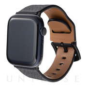 【Apple Watch バンド 49/45/44/42mm】イタリアンレザーバンド (ネロ) for Apple Watch Ultra2/1/SE(第2/1世代)/Series9/8/7/6/5/4/3/2/1