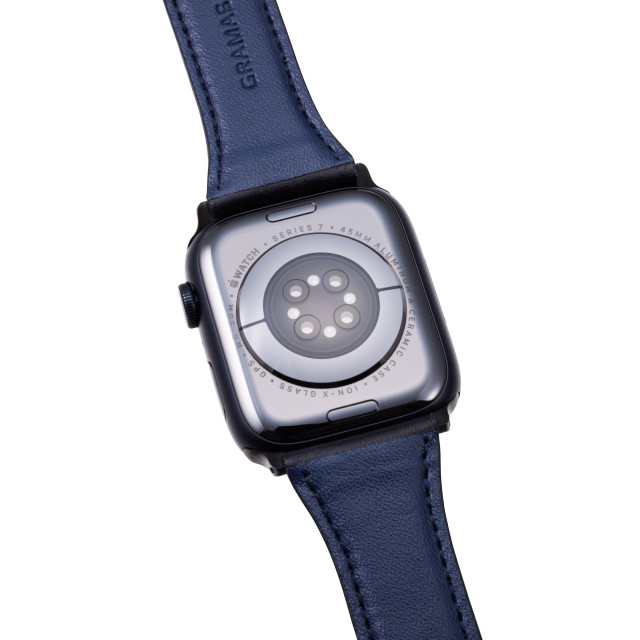 【Apple Watch バンド 49/45/44/42mm】ミュージアムカーフレザーバンド (ネイビー) for Apple Watch Ultra2/1/SE(第2/1世代)/Series9/8/7/6/5/4/3/2/1goods_nameサブ画像
