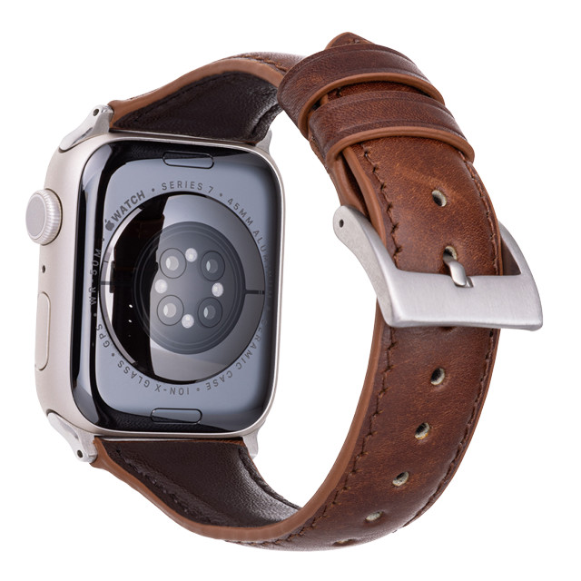 【Apple Watch バンド 49/45/44/42mm】ミュージアムカーフレザーバンド (ブラウン) for Apple Watch Ultra2/1/SE(第2/1世代)/Series9/8/7/6/5/4/3/2/1goods_nameサブ画像