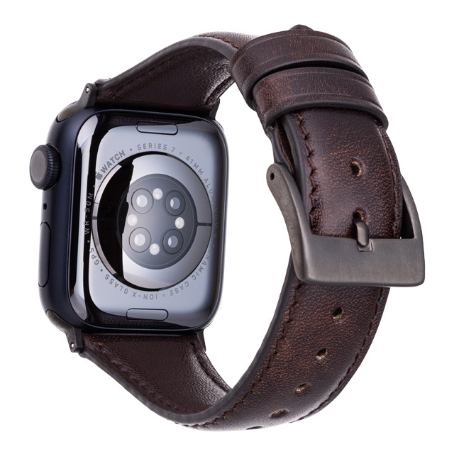 【Apple Watch バンド 41/40/38mm】ミュージアムカーフレザーバンド (ダークブラウン) for Apple Watch SE(第2/1世代)/Series9/8/7/6/5/4/3/2/1goods_nameサブ画像