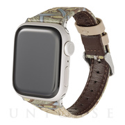 【Apple Watch バンド 41/40/38mm】モリスデザインウォッチバンド (ピンパネル(ベージュ)) for Apple Watch SE(第2/1世代)/Series8/7/6/5/4/3/2/1
