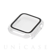 【Apple Watch ケース 40mm】ガラスフィルム一体型 保護ケース ALL IN ONE GLASS CASE OWL-AWBCV05シリーズ (クリア) for Apple Watch SE(第2/1世代)/Series6/5/4