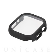 【Apple Watch ケース 49mm】ガラスフィルム一体型 保護ケース ALL IN ONE GLASS CASE OWL-AWBCV05シリーズ (ブラック) for Apple Watch Ultra2/1