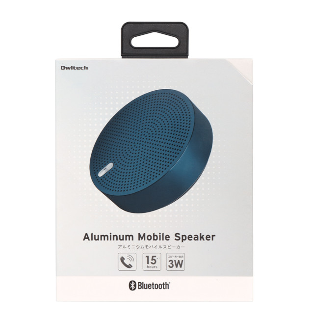 ワイヤレスステレオモード対応 Bluetooth5 アルミニウム モバイル スピーカー (ネイビー)サブ画像