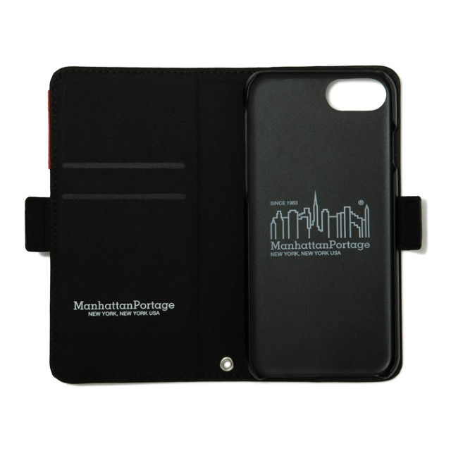 【iPhoneSE(第3/2世代)/8/7 ケース】PU Leather Book Type Case (BLACK)goods_nameサブ画像