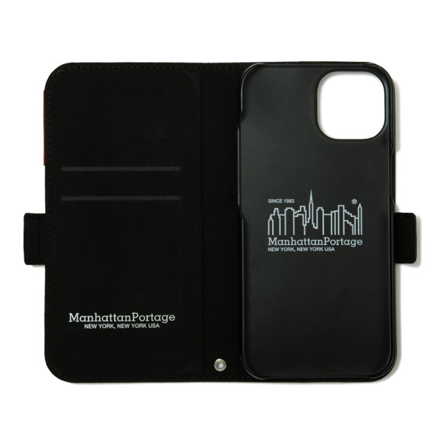 【iPhone14/13 ケース】PU Leather Book Type Case (BLACK)goods_nameサブ画像