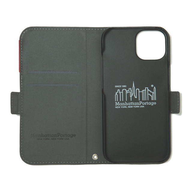 【iPhone14/13 ケース】PU Leather Book Type Case (GRAY)goods_nameサブ画像