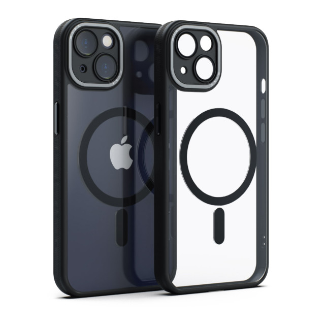 【iPhone14 ケース】レンズガード一体型MagSafe対応クリアケース (ブラック)goods_nameサブ画像