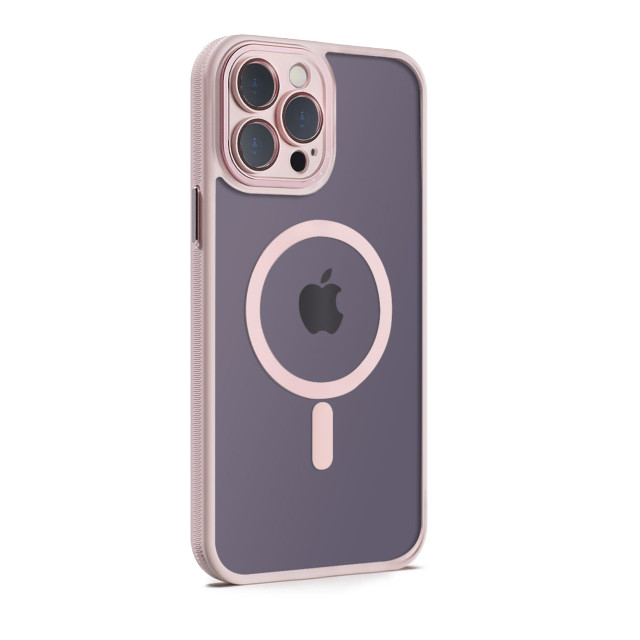 【iPhone14 Pro ケース】レンズガード一体型MagSafe対応クリアケース (ピンク)サブ画像