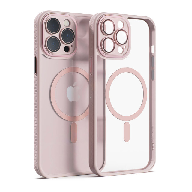 【iPhone14 Pro ケース】レンズガード一体型MagSafe対応クリアケース (ピンク)goods_nameサブ画像