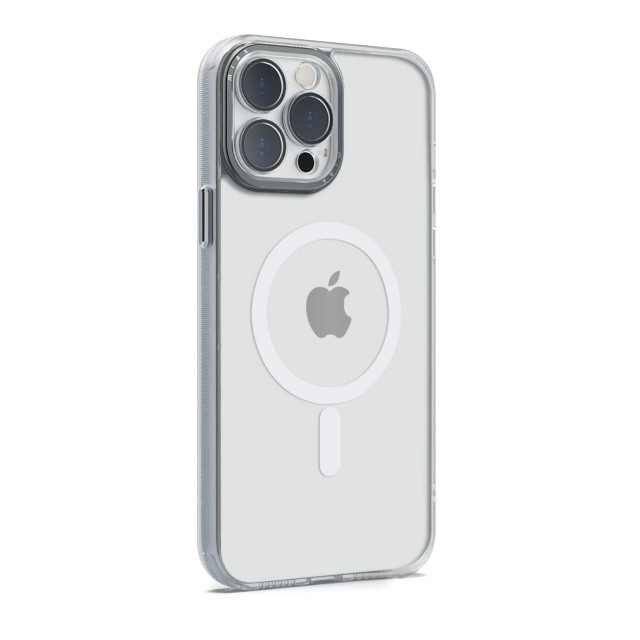 【iPhone14 Pro ケース】レンズガード一体型MagSafe対応クリアケース (スモーキークリア)サブ画像