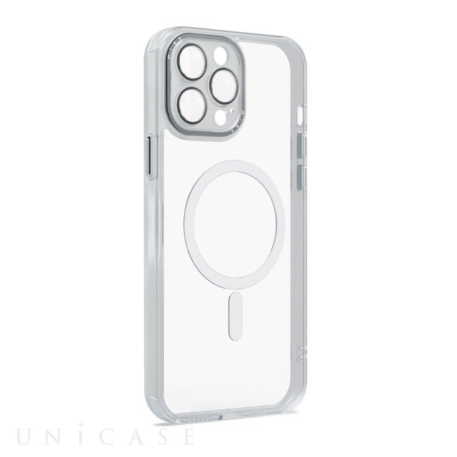 【iPhone14 Pro ケース】レンズガード一体型MagSafe対応クリアケース (スモーキークリア)