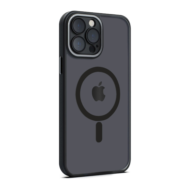 【iPhone13 Pro ケース】レンズガード一体型MagSafe対応クリアケース (ブラック)サブ画像