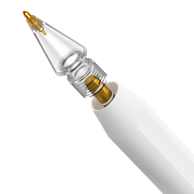 【Apple Pencil(第2/1世代)】クリスタルメタルペン先 (2個入り)サブ画像