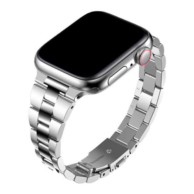 【Apple Watch バンド 41/40/38mm】イージーアジャスト メタルバンド (シルバー) for Apple Watch SE(第2/1世代)/Series9/8/7/6/5/4/3/2/1サブ画像